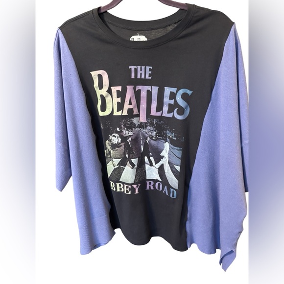 Handmade Tops - The Beatles Abbey Road Boho Rocktop